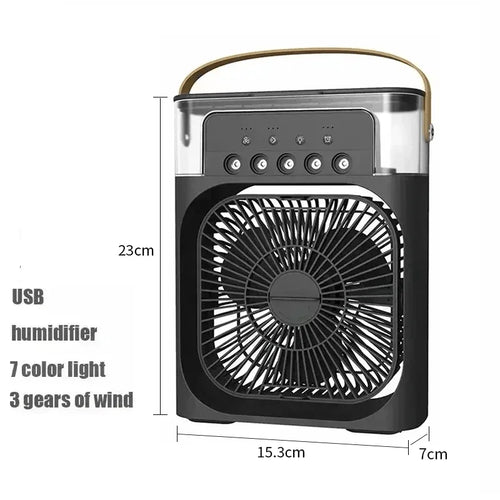3 In 1 Fan AIr Conditioner Household Small Air Cooler LED Night Light