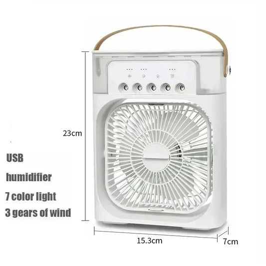 3 In 1 Fan AIr Conditioner Household Small Air Cooler LED Night Light